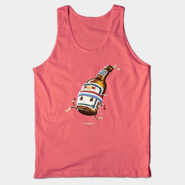 Beer Run ( Collaboration with Stacy Eyles) Tank Top by goliath72